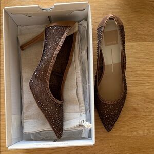 Dolce Vita Brown Studded Heels